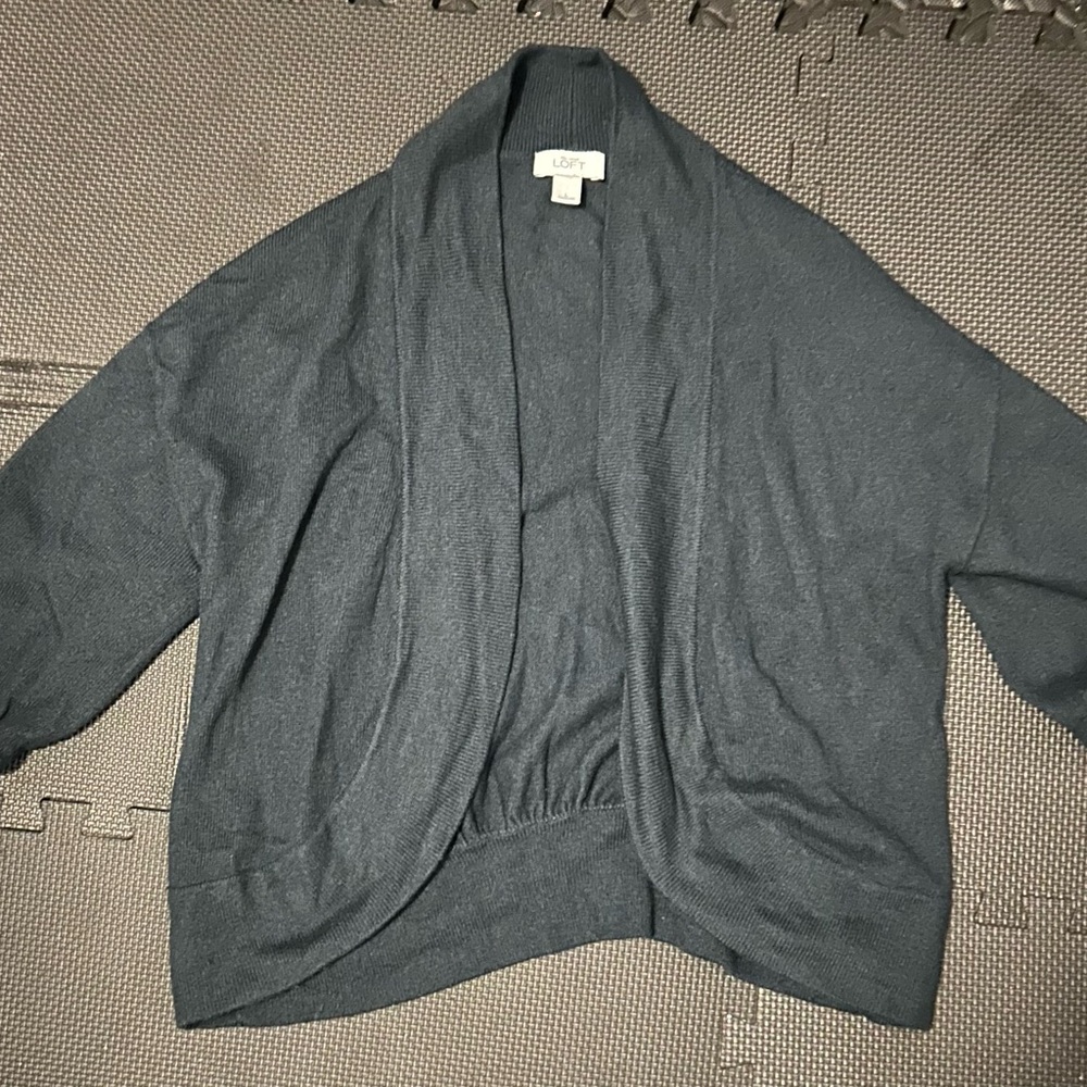 LOFT  FINAL SALE PRICE denim blue Knit Sweater